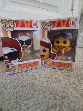 Funko Pop! Ad Icons McDonald's Rock Out Ronald McDonald & Birdie Set
